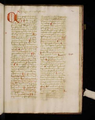 Circa passionem sic se habet processus rei et veritas hystorie. Sabbato ante palmarum Ihesus fuit Bethanie …
