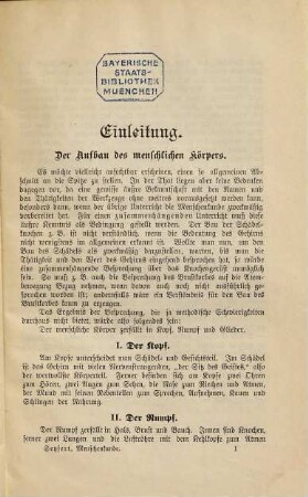 Menschenkunde und Gesundheitslehre : Präparationen von Richard Seyfert