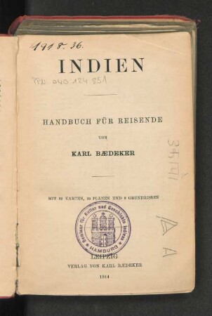 Indien : Handbuch für Reisende