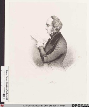 Bildnis (François-Marie) Charles Fourier