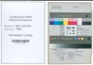 Entnazifizierung Ludwig Womelsdorf , geb. 14.04.1885 (Geschaeftsfuehrer)