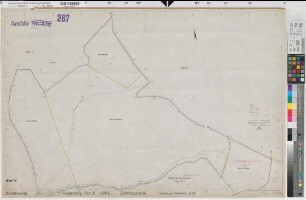 Niederense (Ense), Umlegung Niederense, Bl. 6 Zuteilungskarte Flur 6
