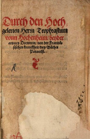 Von der französischen Krankheit drey Bücher
