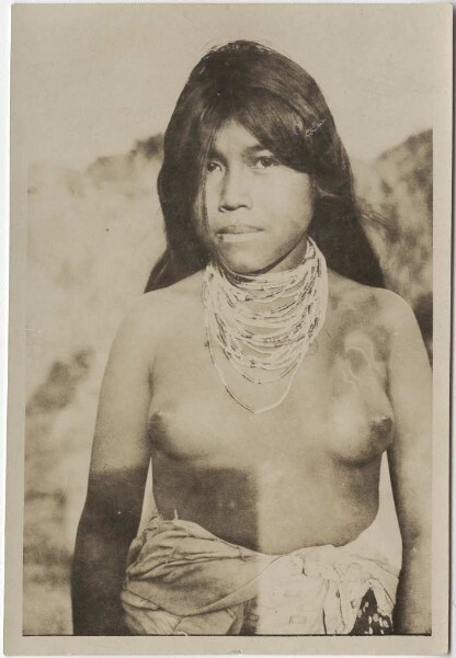 Mataco Indian woman in Esperanza, Argentina