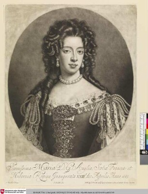 Serenissima Maria D.G. Angliae, Scotiae Franciae et Hiberniae Regina