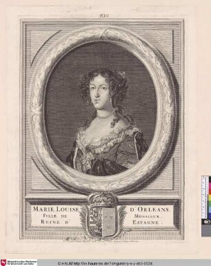 Marie Louise d'Orléans [Porträt Marie Louise d'Orléans, Königin von Spanien]
