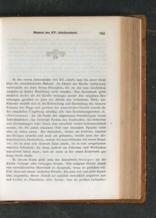 Malerei des XV. Jahrhunderts