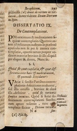299-319, Dissertatio IX