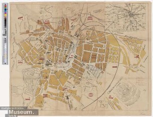 Werl's General-Situations-Plan von Leipzig und angrenzenden Ortschaften