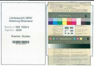 Entnazifizierung Gustav Koenen , geb. 13.08.1905 (Autoschlosser)
