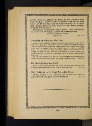 Gute Fortschritte an der Front Noyon bis Reims.