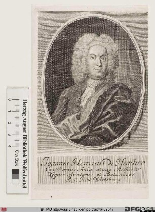 Bildnis Johann Heinrich Heucher (1729 von)