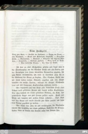 Eine Hochzeit.