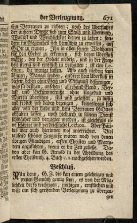 671-674, Beschluß. - Gebett.
