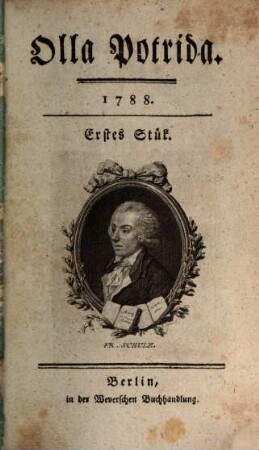 Olla potrida : eine Quartalschrift. 1788, 1788