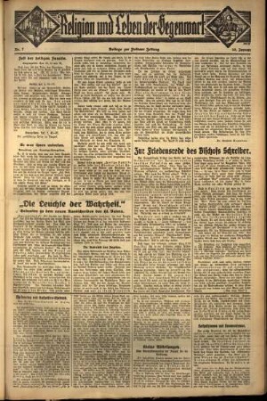 Dritte Ausgabe vom Sonntag, den 10. Januar 1932.