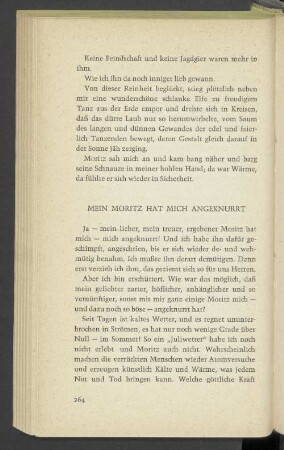 Mein Moritz hat mich angeknurrt