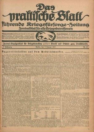 2.1917: praktische Blatt