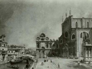 Der Platz vor St. Giovanni e Paolo in Venedig