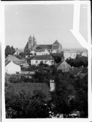 Breisach Stadtansicht von Norden, im Hindergrund Sankt Stephansmünster