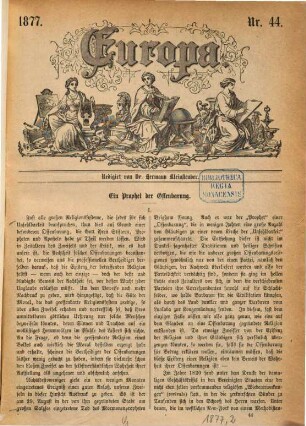 Europa : Chronik der gebildeten Welt. 1877,[2]