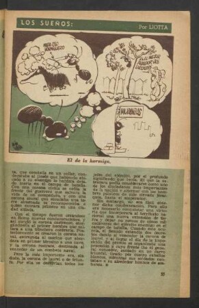 Los sueños: el de la hormiga - [Dibujo]