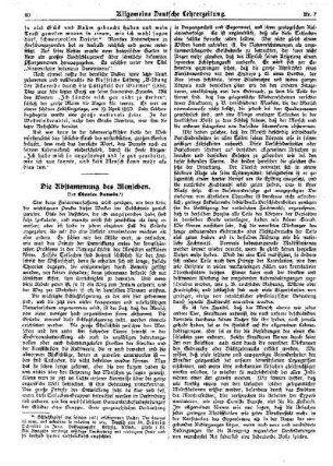 Die Abstammung des Menschen