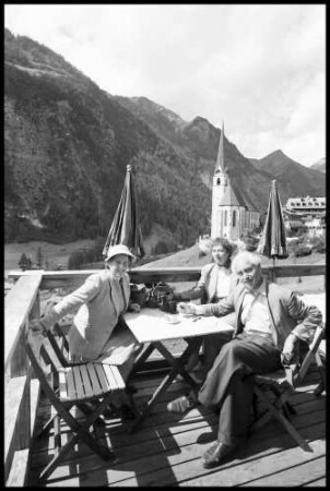 Heiligenblut: Blick von der Post, mit Burschels und Spitzli