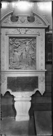 Konstanz Münster Epitaph Domherr Andreas von Stein (gestorben 1569) gefertigt von Hans Morinck