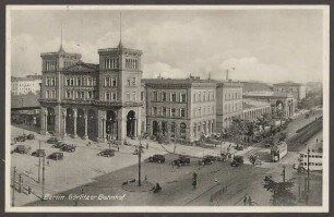 Ansichtskarte Görlitzer Bahnhof und Spreewaldplatz