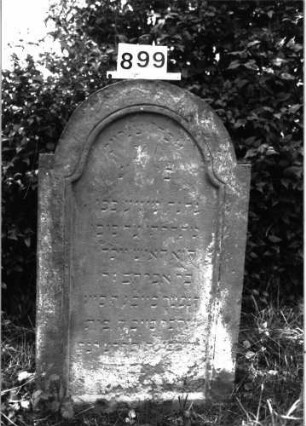 Grabstein 899