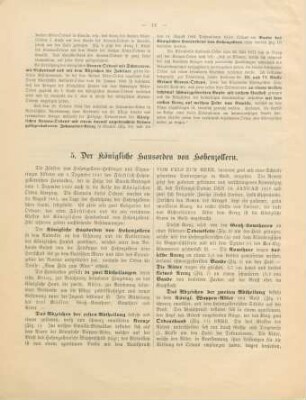 5. Der Königliche Hausorden von Hohenzollern