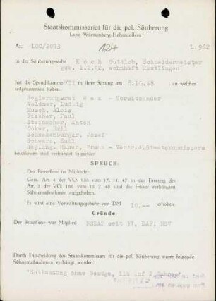 Koch, Gottlob