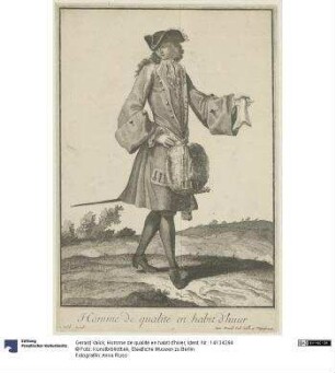 Homme de qualité en habit d'hiver