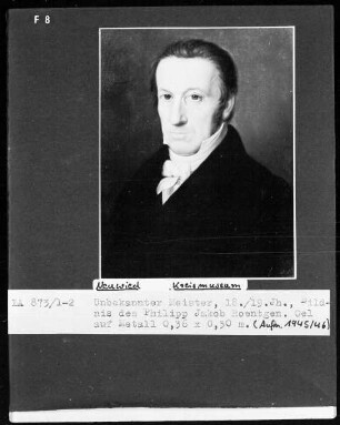 Bildnis des Philipp Jakob Roentgen