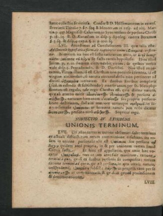 Subsectio IV. Exhibens Unionis Terminum.