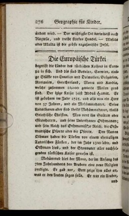 Die Europäische Türkei.
