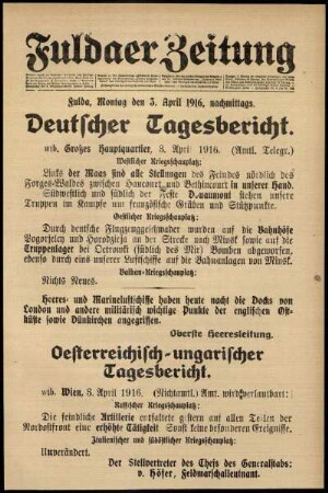 Ausgabe vom Montag, den 03. April 1916.