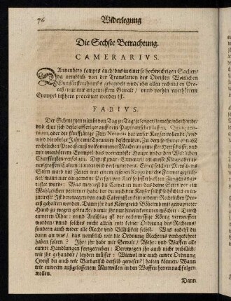 76-88, Die sechste Betrachtung