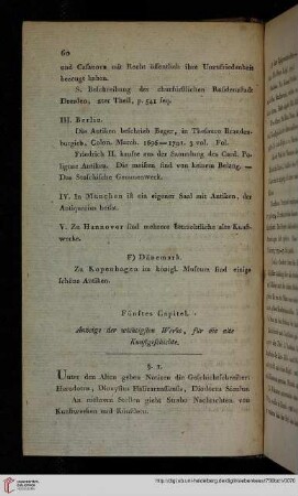 Fünftes Capitel