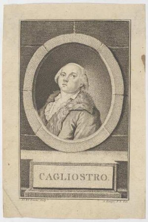 Bildnis des Alessandro di Cagliostro