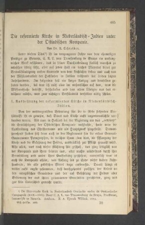 Die reformierte Kirche in Niederländisch-Indien unter der Ostindischen Kompanie