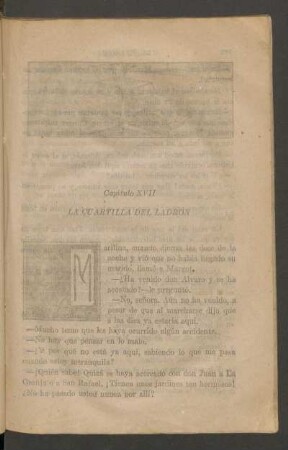 Capítulo XVII - La cuartilla del ladrón