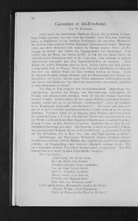 Gaststätten in Alt-Eimsbüttel.