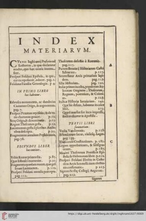 Index Materiarvm
