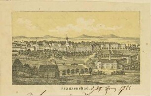 Franzensbad (Františkovy Lázně) in Tschechien mit der Kurbadanlage