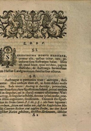 Commentatio academica de avstraegis serenissimorvm Hassiae landgraviorvm
