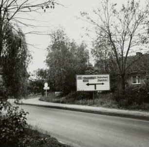 Espenhain, B 95, Vorwegweiser