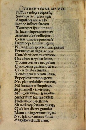 De Literis, syllabis, pedibus ac metris