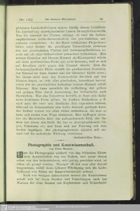 Photographie und Kunstwissenschaft